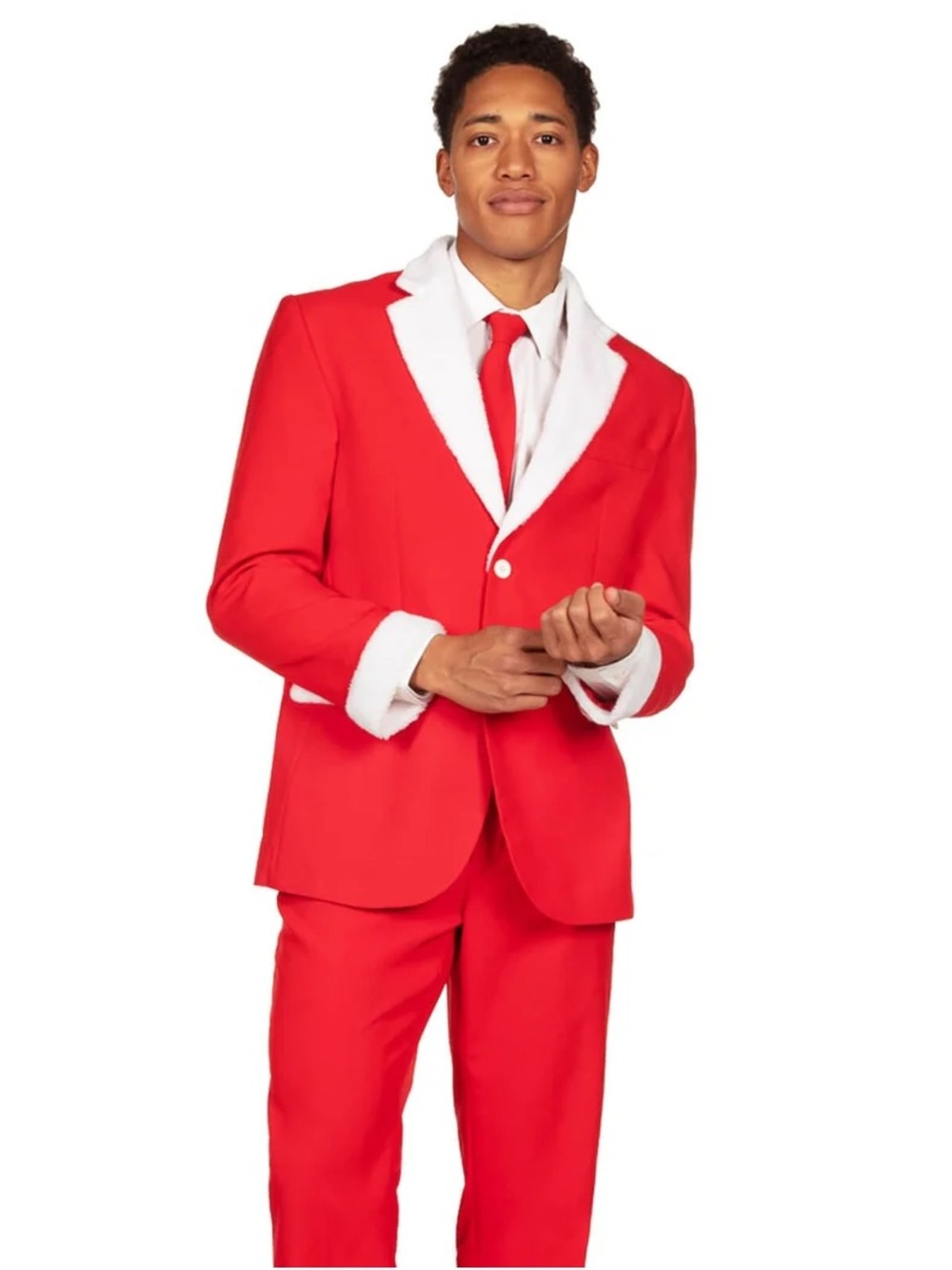 Tipsy Elves Red Suit with White Trim